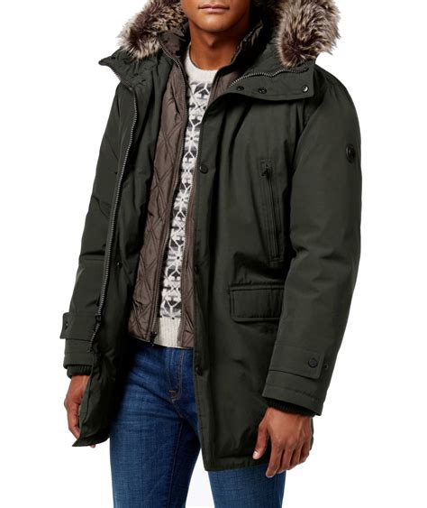 michael kors winter coats mens|michael kors ladies padded coats.